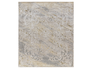 BOYCEAU MARBLE BRASS - Rectangular custom handmade silk rug _ Edition Bougainville